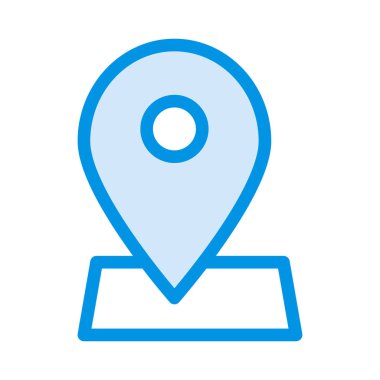 İşaretçi düz simgesi, vektör çizim 