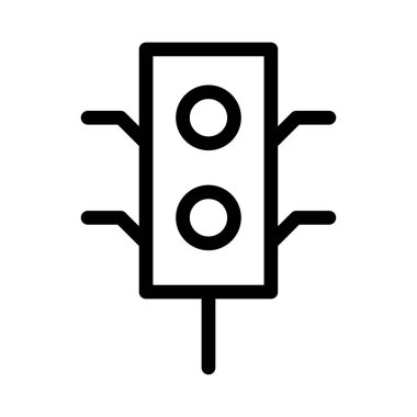 Soyut web vektör seyahat simgesi beyaz arka plan üzerinde 