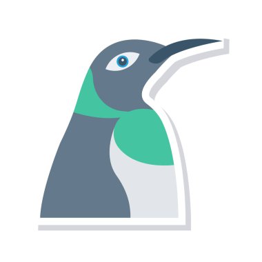 Hayvan web simgesi, vektör çizim 