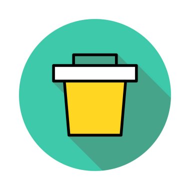  Satırı simgesi için illüstrasyon vektör