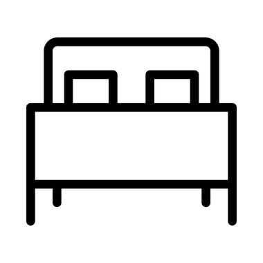 Mobilya, yatak işareti yalıtılmış nesne.