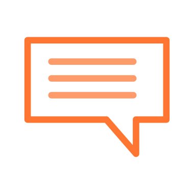 ileti ikonu vektör illüstrasyonu 