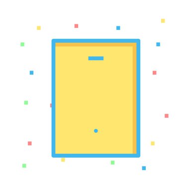 Soyut vektör seyahat etmek simge web için beyaz arka plan üzerinde