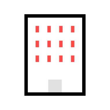 ev simgesi vektör illüstrasyonu