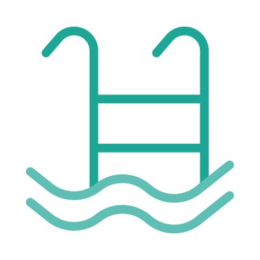 Web vektör simgesi beyaz arka plan üzerinde seyahat 