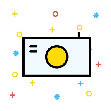 Ağ web simge vektör çizim 