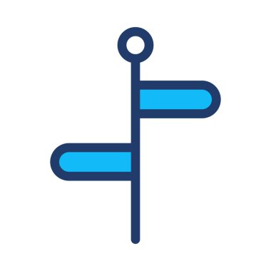 işaretleyici simgesi vektör illüstrasyonu 