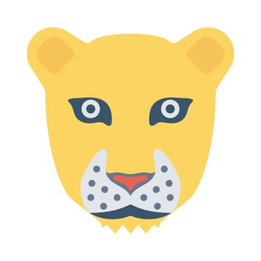 Hayvan web simgesi, vektör çizim 