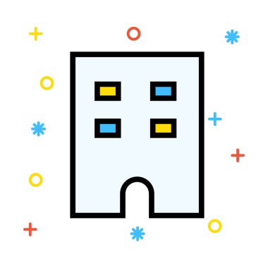 Ağ web simge vektör çizim 