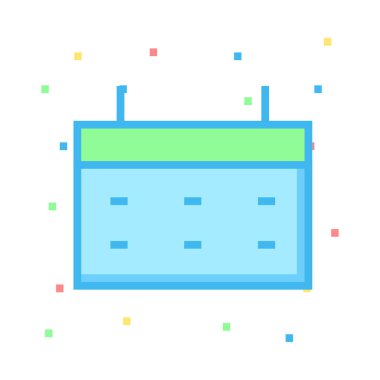 ev simgesi vektör illüstrasyonu