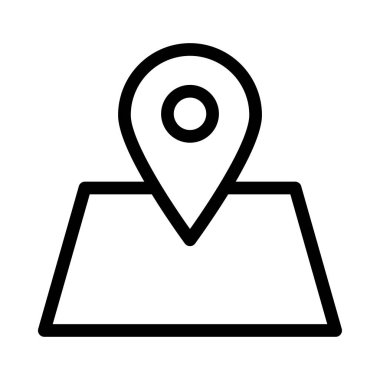 Soyut web vektör seyahat simgesi beyaz arka plan üzerinde 