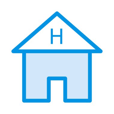 Seyahat kavramı. Beyaz arka planda, vektör çizim soyut mavi kutsal kişilerin resmi 