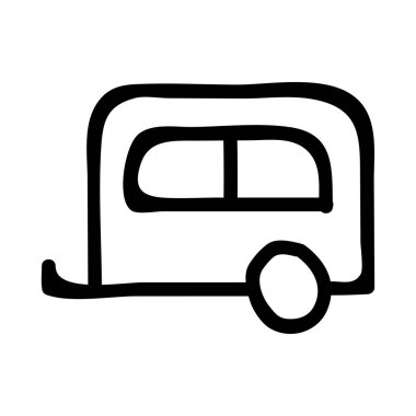 Beyaz arka plan, vektör çizim simgesine seyahat 