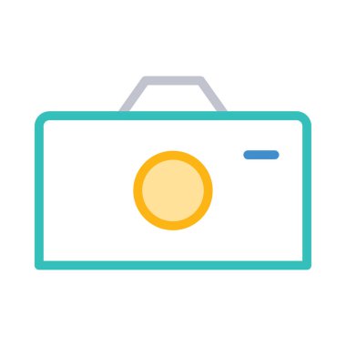 Soyut web vektör seyahat simgesi beyaz arka plan üzerinde 