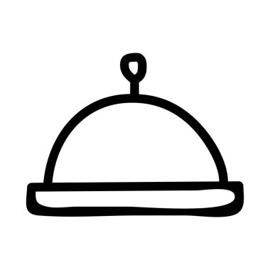 Çanak simge vektör çizim 