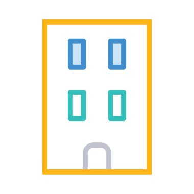 ev simgesi vektör illüstrasyonu