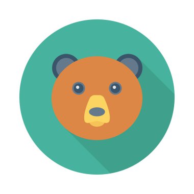 Hayvan web simgesi, vektör çizim 