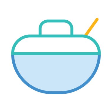  Satırı simgesi için illüstrasyon vektör