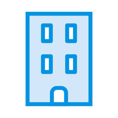 Seyahat kavramı. Beyaz arka planda, vektör çizim soyut mavi kutsal kişilerin resmi 