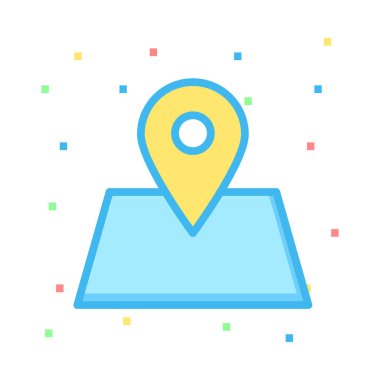 Soyut web vektör seyahat simgesi beyaz arka plan üzerinde 