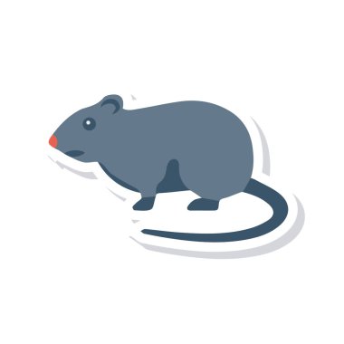 Hayvan web simgesi, vektör çizim 