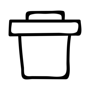  Satırı simgesi için illüstrasyon vektör