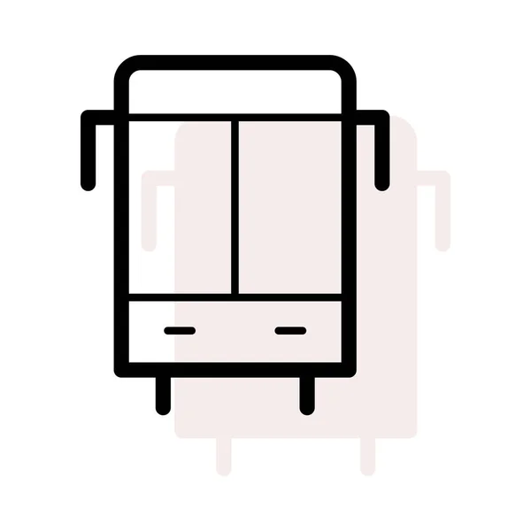 Netwerk Web Icon Vectorillustratie — Stockvector