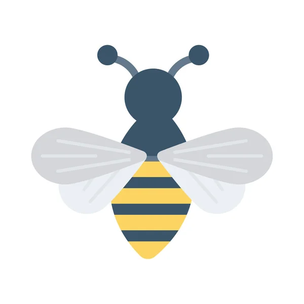 Bienenwebsymbol Vektorillustration — Stockvektor