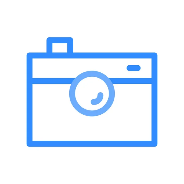Icône Caméra Pour Web Mobile Design Plat Minimaliste Moderne — Image vectorielle
