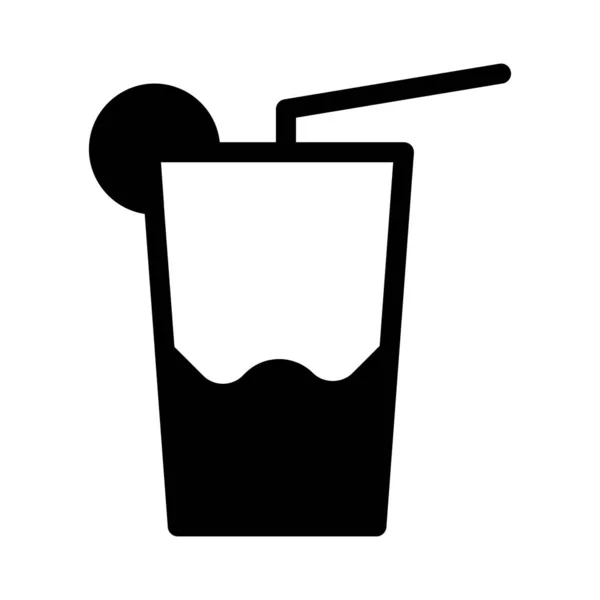 Icono Línea Bebida Ilustración Vectorial — Archivo Imágenes Vectoriales
