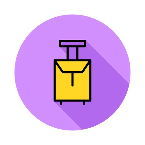 Suitcase Web Icon Vector Illustration — Stock Vector