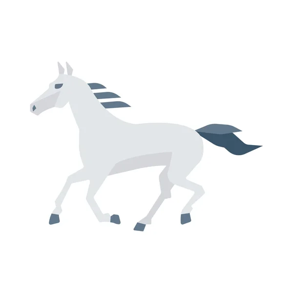 Horse Web Icon Vector Illustration — Stock Vector
