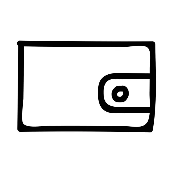 Portemonnaie Web Symbol Vektorillustration — Stockvektor