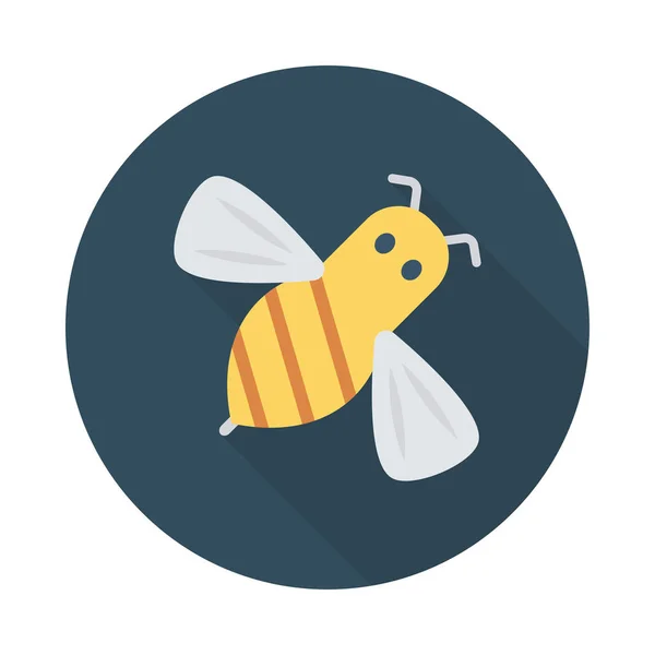 Bienenwebsymbol Vektorillustration — Stockvektor