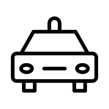 Renkli noktalar beyaz zemin üzerine sarı araba 