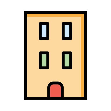 ev simgesi vektör illüstrasyonu