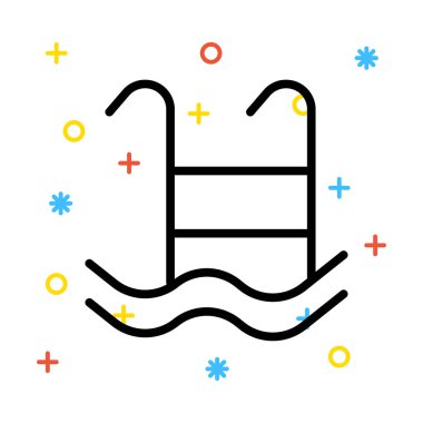 Ağ web simge vektör çizim 