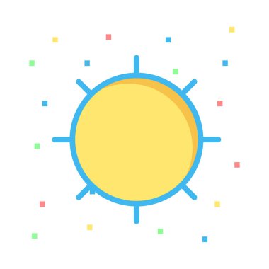 Soyut vektör seyahat simgesi beyaz arka plan üzerinde