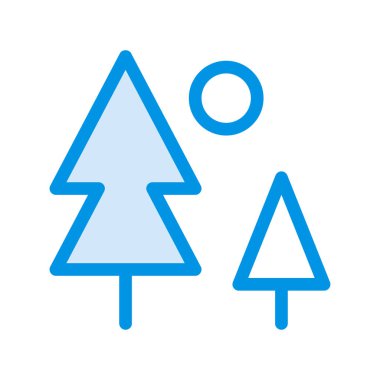 Orman Ağı simgesi, vektör illüstrasyonu 