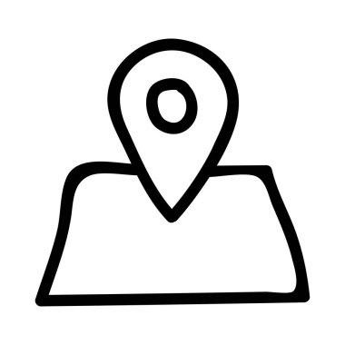 Soyut vektör seyahat simgesi beyaz arka plan üzerinde