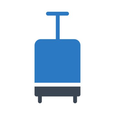 Soyut vektör seyahat simgesi beyaz arka plan üzerinde