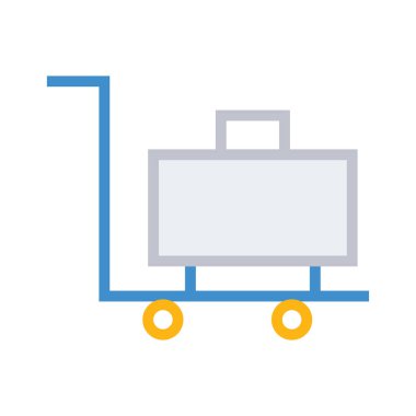 Beyaz arka plan, vektör çizim simgesine seyahat 