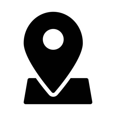 İşaretçi düz simgesi, vektör çizim 