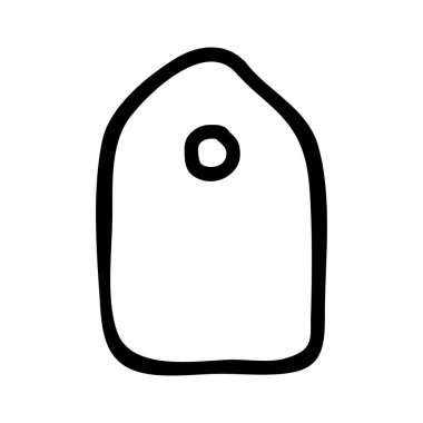 fiyat etiketi simgesi, vektör, illüstrasyon