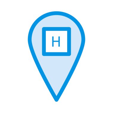 İşaretçi düz simgesi, vektör çizim 