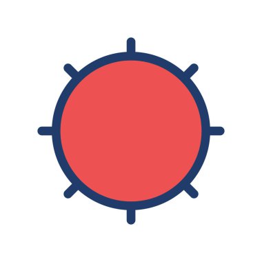 Beyaz arka plan, vektör çizim üzerinde seyahat soyut simgesi 