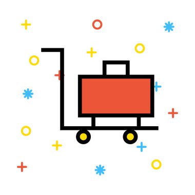 Ağ web simge vektör çizim 