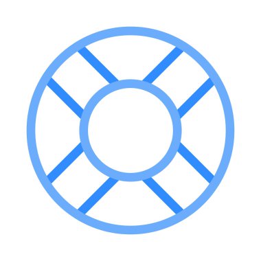 Yaşam şamandırası ikon vektör çizimi 