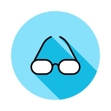 Beyaz arka plan, vektör çizim üzerinde seyahat soyut simgesi 