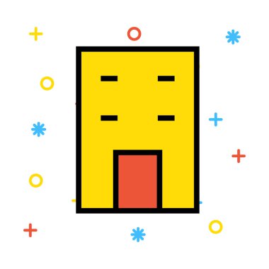 Ağ web simge vektör çizim 